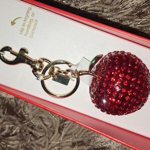 Piper K Red Apple Keychain & Bag Charm